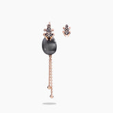ASYMMETRIC HAPPY FROG EARRINGS